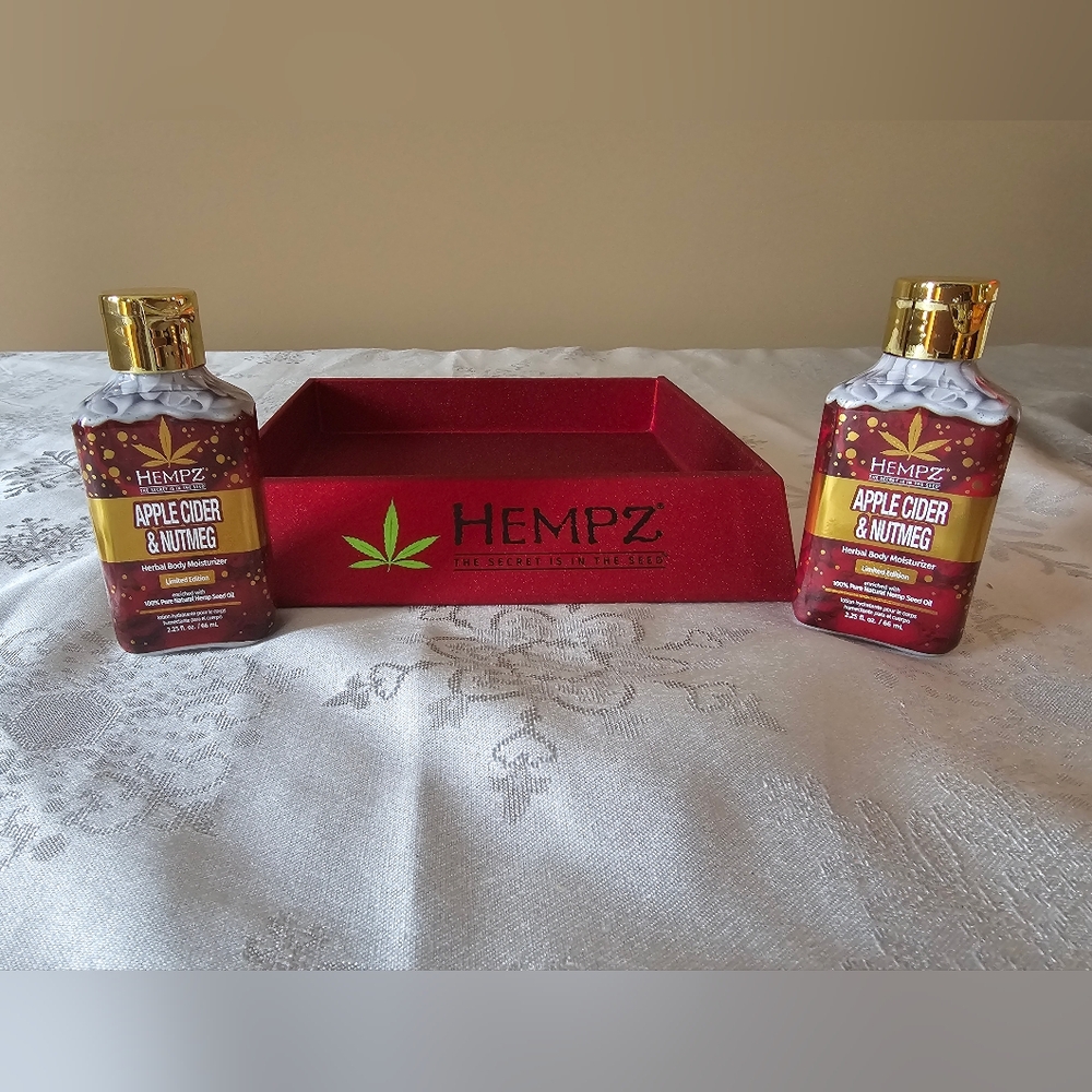 Hempz Apple Cider & Nutmeg Herbal Body Moisturizer Lotion 66ml Size Xmas Gifts